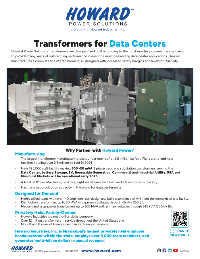 Howard Data Center Transformers