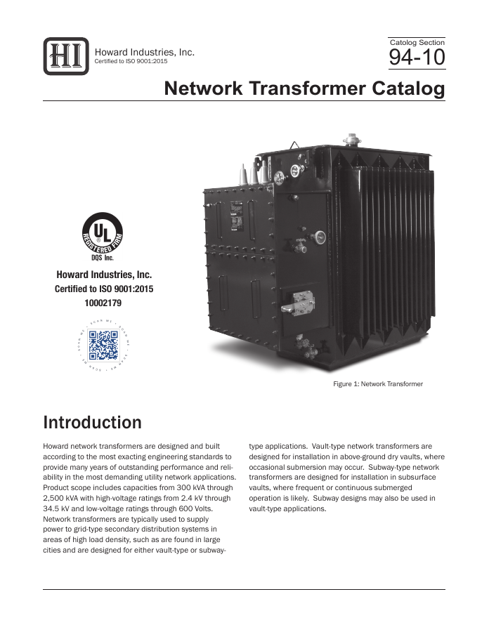 Howard Network Transformers