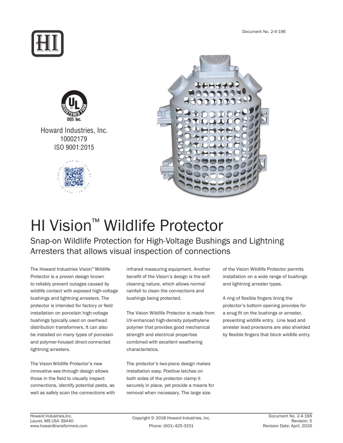 Howard Vision Wildlife Protector